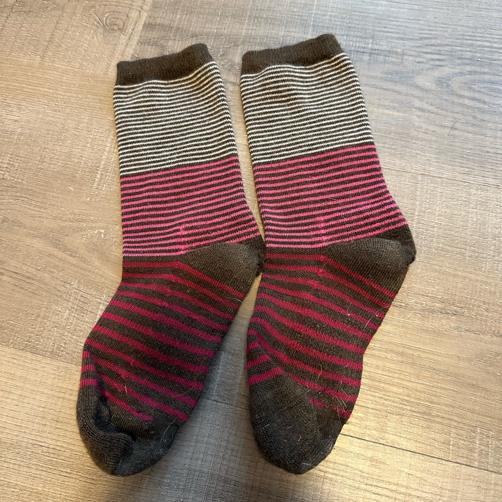 Fair Condition Socks with Hole
